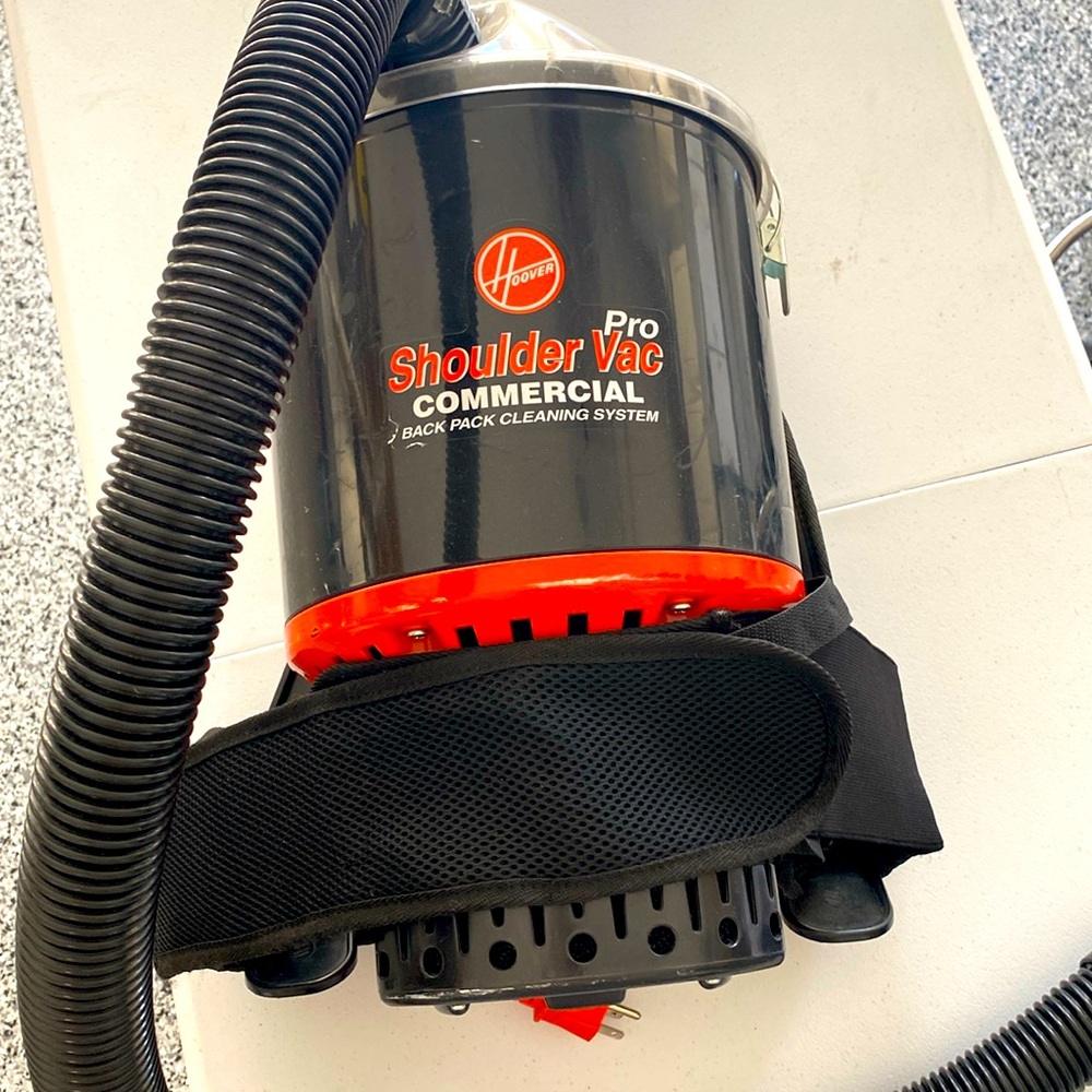 Huver shoulder backpack vacuum commercial